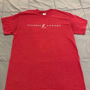 Victoria Canada Heather Red Tee